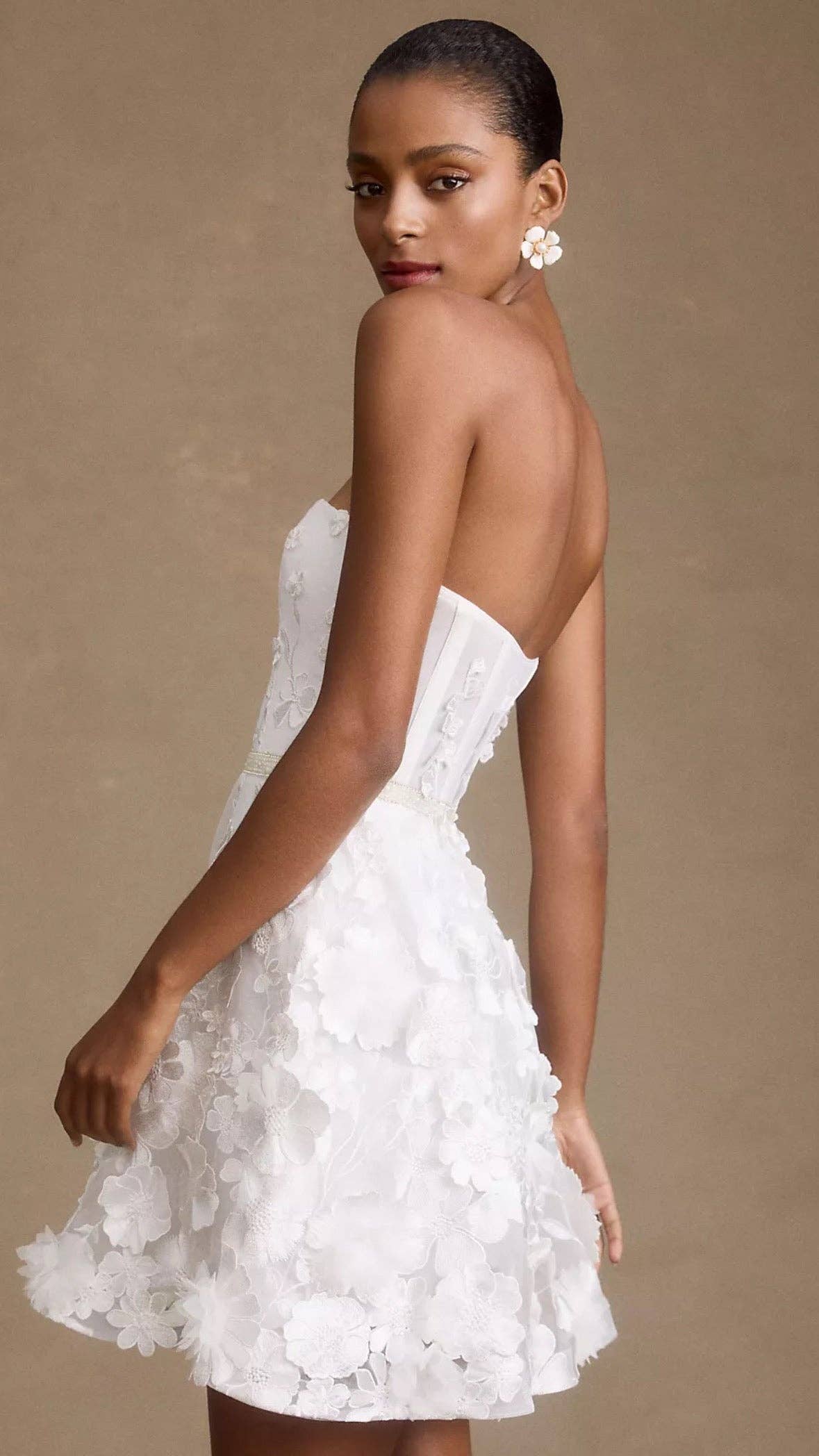 The Pink Reef - Wholesale Stud/Post Earrings - The Pink Reef Small Hand painted Baby Blue Floral1