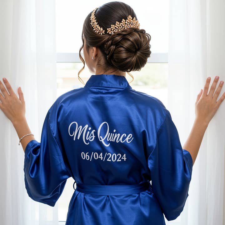 The Blissful - Wholesale Robe – Women's - Mis Quince Anos Robes Quinceanera Robe Satin Quince Robes4