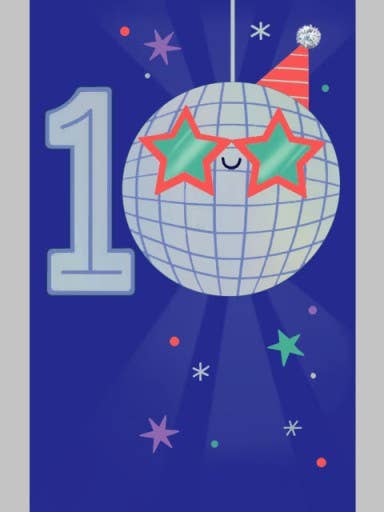 Birthday Age 10 | Birthday Card for 10 year old for wholesale by DICKENS INC.