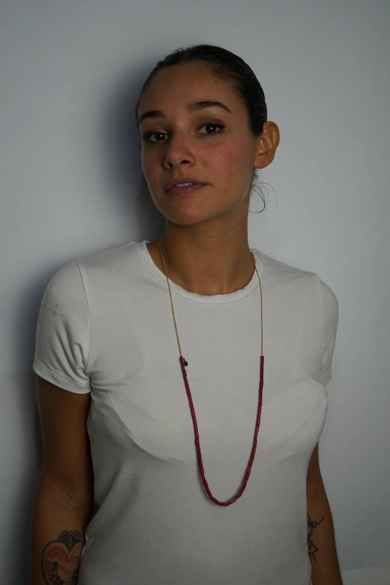 Bijondo – wholesale Beaded/pearl necklace – Minimal handmade wooden necklace Ethiopia2