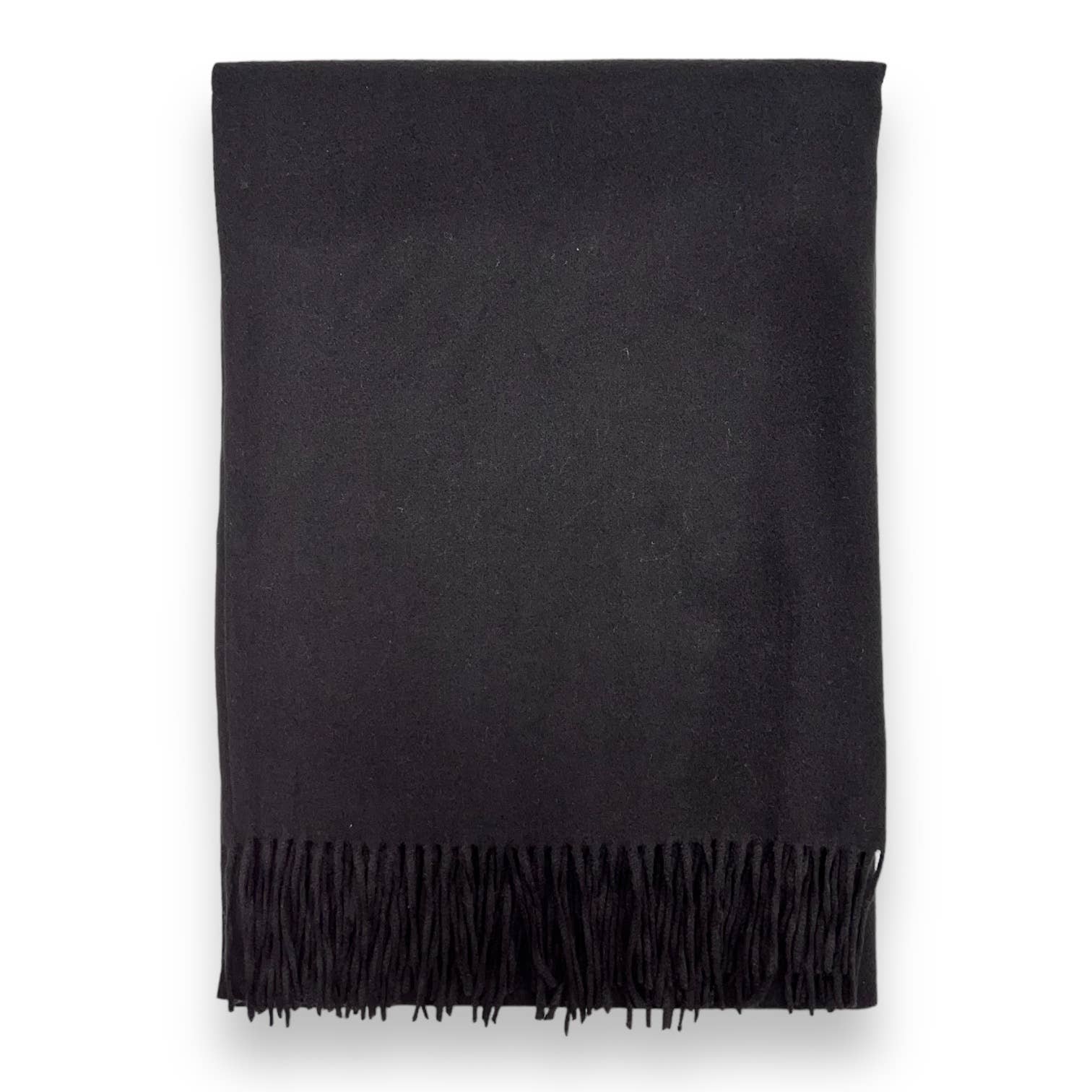 London Scarves - Wholesale Scarf - Women's - Classic Plain Cashmere Blend with Tassels  300 gr +27