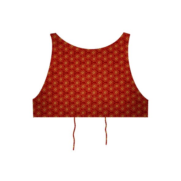 Nanue Brand - Wholesale Athletic Top - Women's - Reversible sports halter top - Nature2