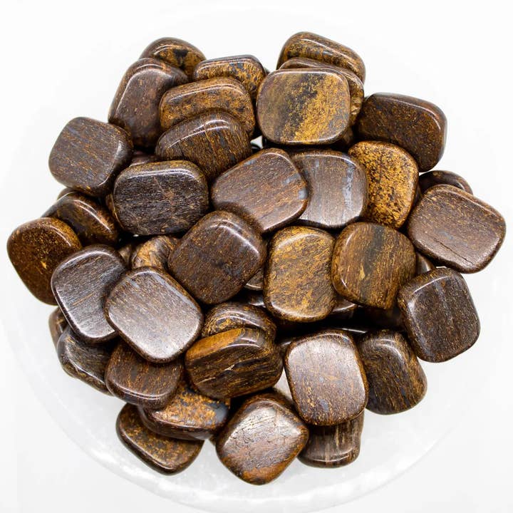 Bronzite Smooth Small 1/2 KG 1.1Lbs for wholesale by Quasar Gems USA