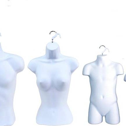 Only Hangers Family Set of Mannequin Forms Set of 4 for wholesale by Only Hangers