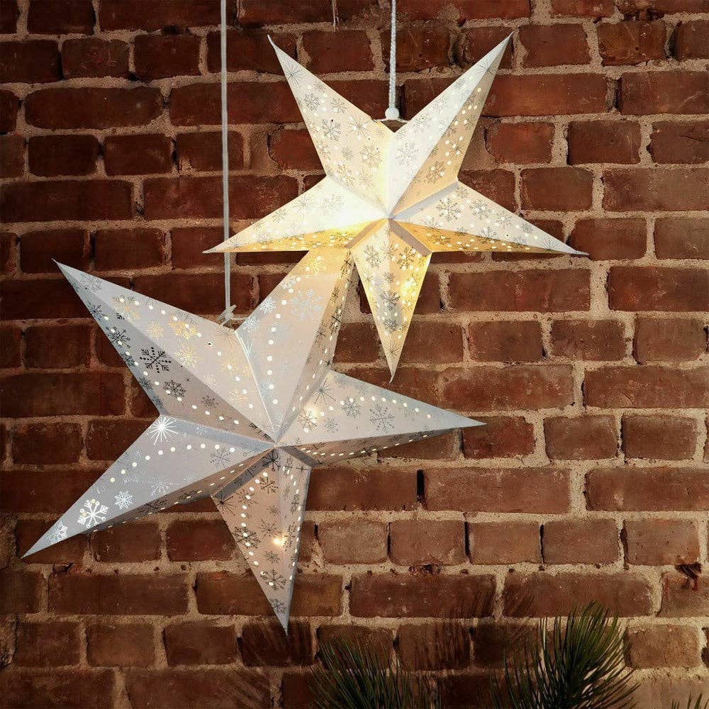 Black Qubd - Wholesale Christmas Decoration - Large LED Festive Hanging Stars3