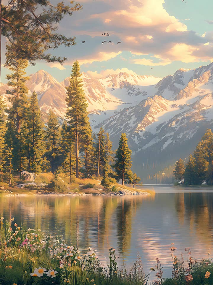 Postal ecológica (papel reciclado) montañas vintage para venta al por mayor de Mookstories