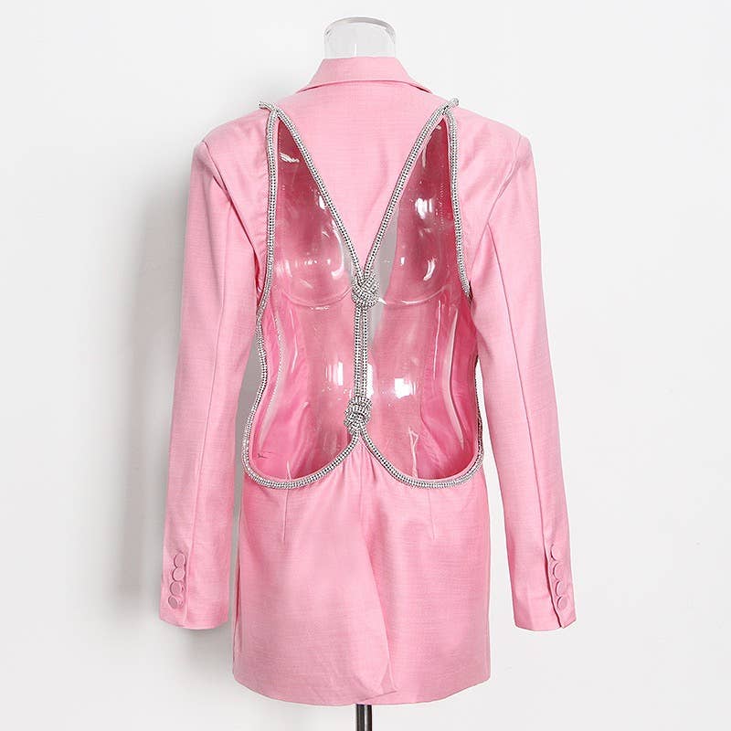 Productseeker – Casaco de fato – Mulher por atacado – Bl9-Y Casaco de Terno Diamante Sem Costo Outono - Versátil e Sexy8