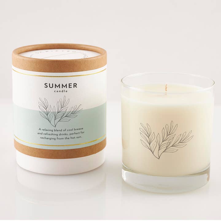 Summer Seasonal Soy Candle for wholesale by Scripted Fragrance