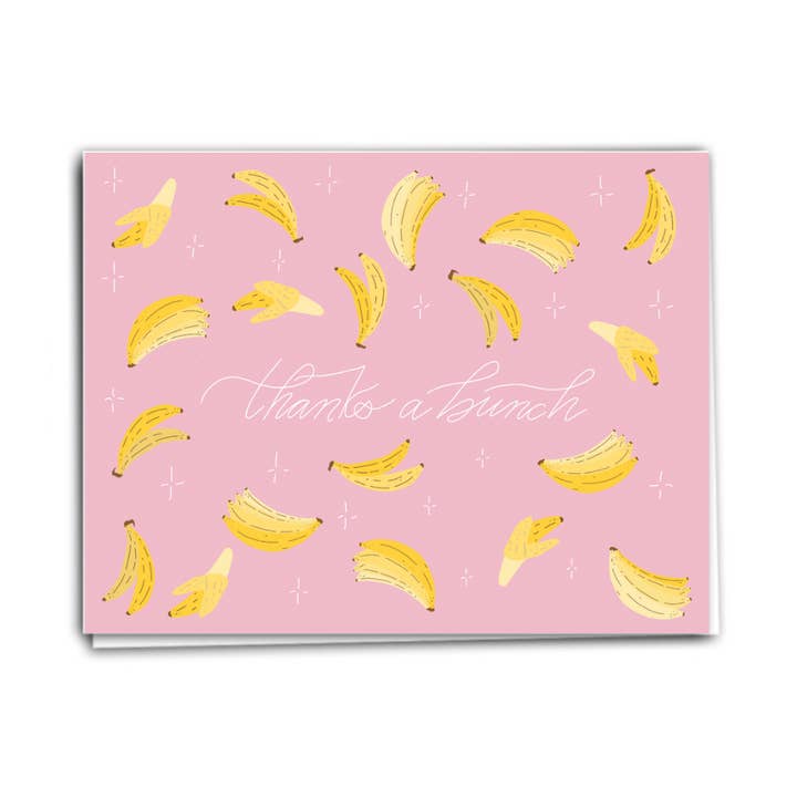 Paper Protégé - Vente Cartes de remerciements - Thanks A Bunch - Carte de remerciement au format A20