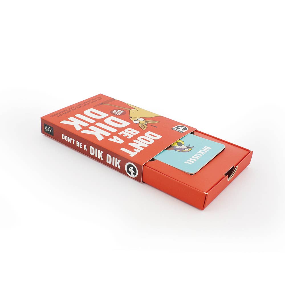 Ginger Fox UK - Wholesale Card Game - DON'T BE A DIK DIK1
