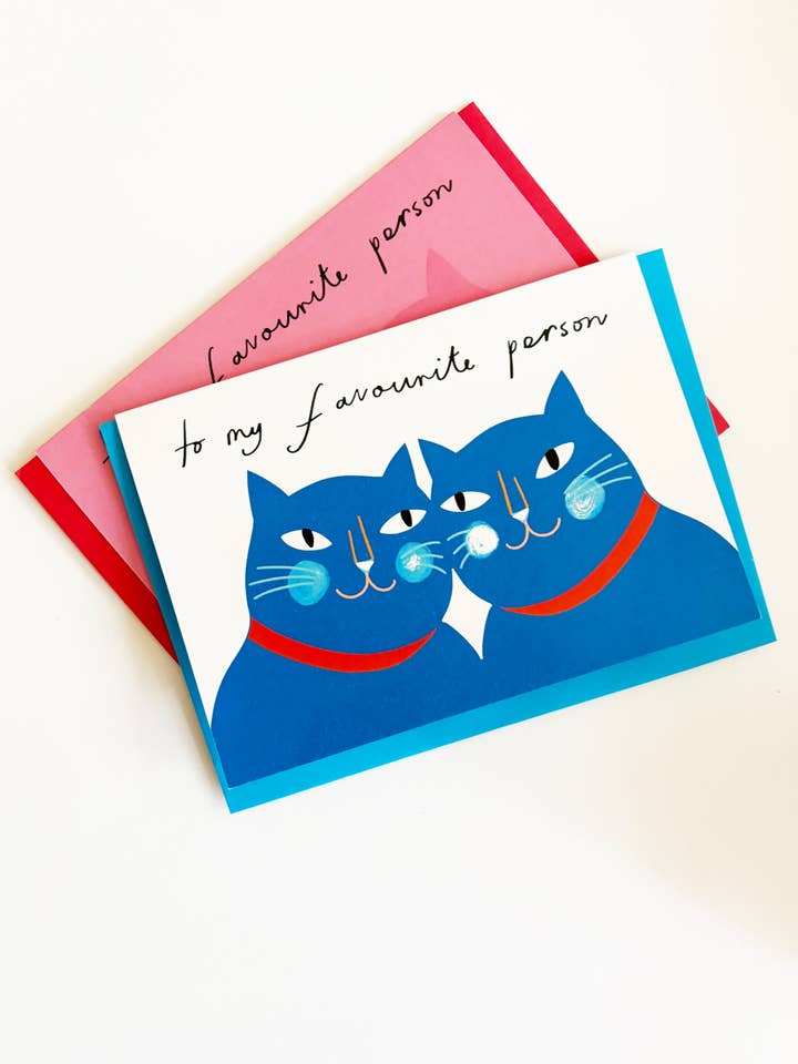 Wenskaart voor favoriete persoon voor wholesale door Kitty Kenda Papergoods