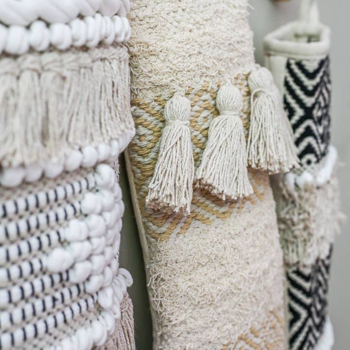 NOEL by Alma Home - Wholesale Holiday Stocking - Geometric Boho Stockings | Set of Four | Bohemian Christmas3