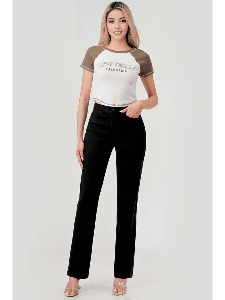 I&M JEAN, INC. - Wholesale Jeans - Women's - M2276HT - High Rise Butt Lift Straight Fit Jeans8