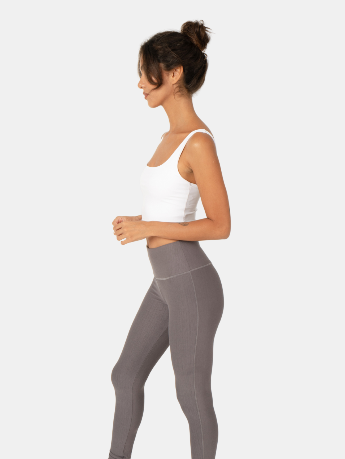 Hands To Hearts - Wholesale Athletic/Lounge Leggings - Women's - Cool Tech Long Leggings Slate2