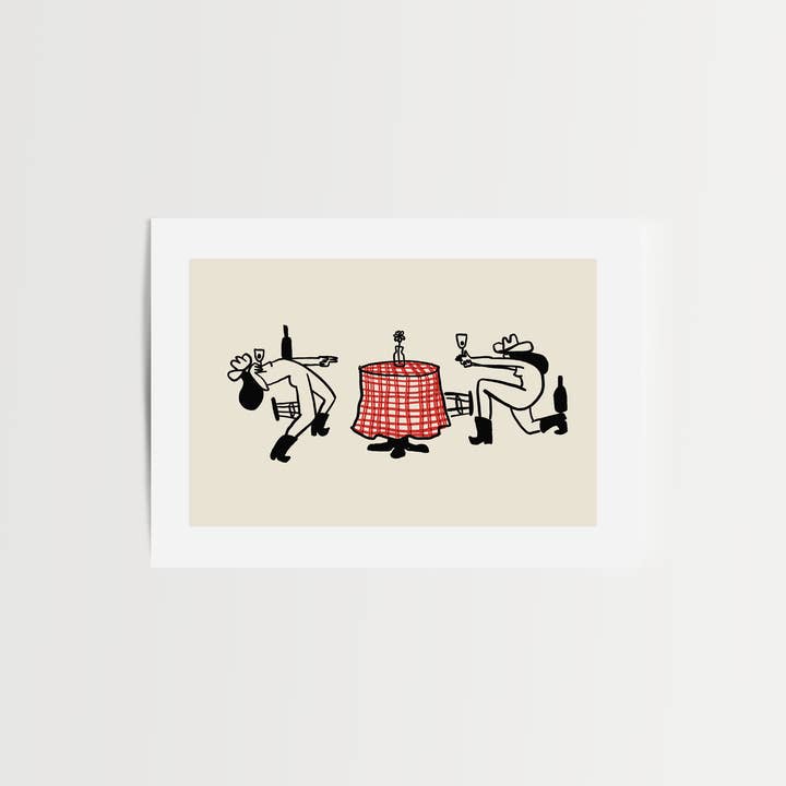 Tumbleweed Design Studio - Wholesale Art Print - "The Duel" Vintage Western Wall Art4