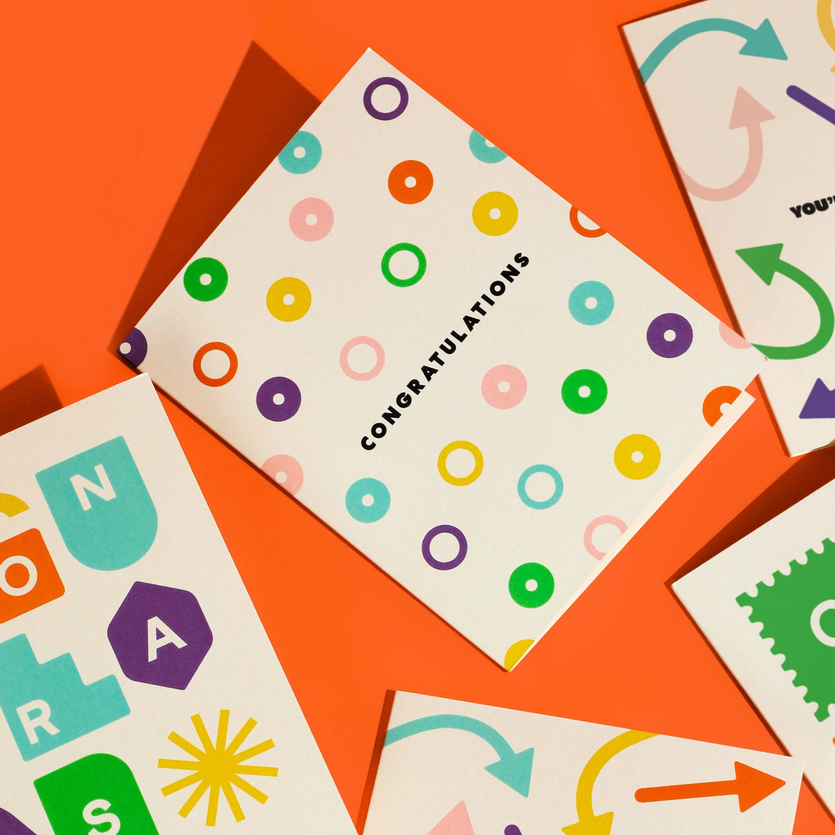 paper&stuff - Vendita all'ingrosso Biglietto di congratulazioni - Congrats - Biglietto di auguri con coriandoli1