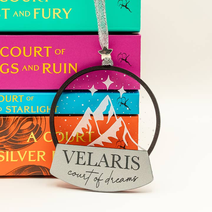 zoo&roo - Wholesale Ornament - Velaris court of dreams snowglobe acrylic ACOTAR ornament