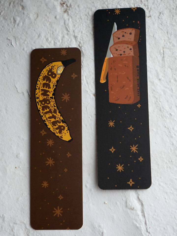 Been Better (Banana Bread) Bookmark | Double-Sided Bookmark for wholesale by Stay Home Club