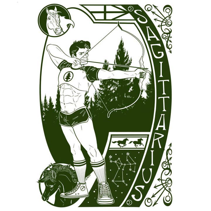 Sagittarius Special Edition Zodiac T-Shirt for wholesale by Assassin Menswear