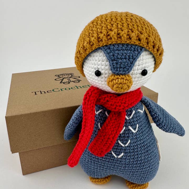 Cuddly Penguin for wholesale by THE CROCHET DOLLS LIMITED