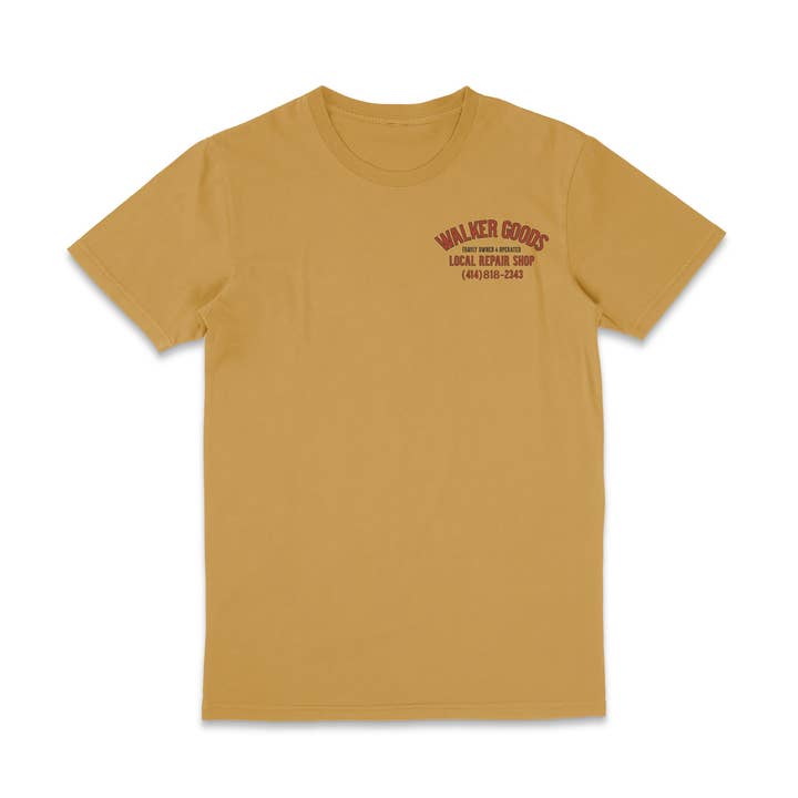 Walker Family goods - Wholesale Screen Printed T-Shirt - Unisex - Walker Repair Shop Tee0