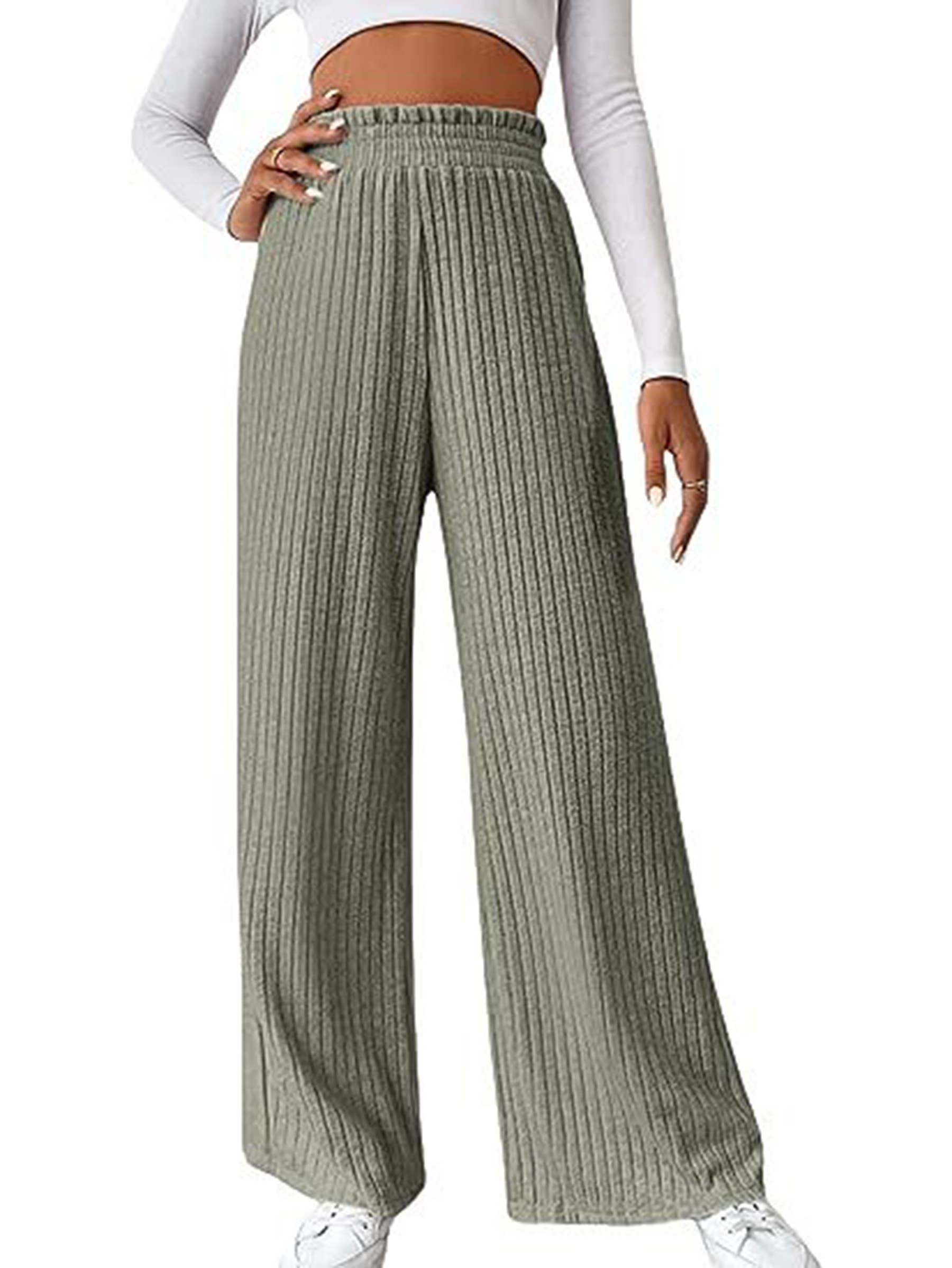 Wholesalesir - Wholesale Pants - Women's - Fashion Casual Loose Knit Pants1