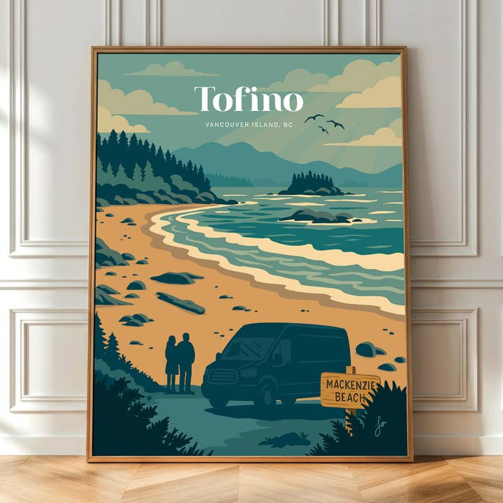 la designs - Wholesale Art Print - Mackenzie Beach, Tofino Art Print — Vancouver Island Coast2