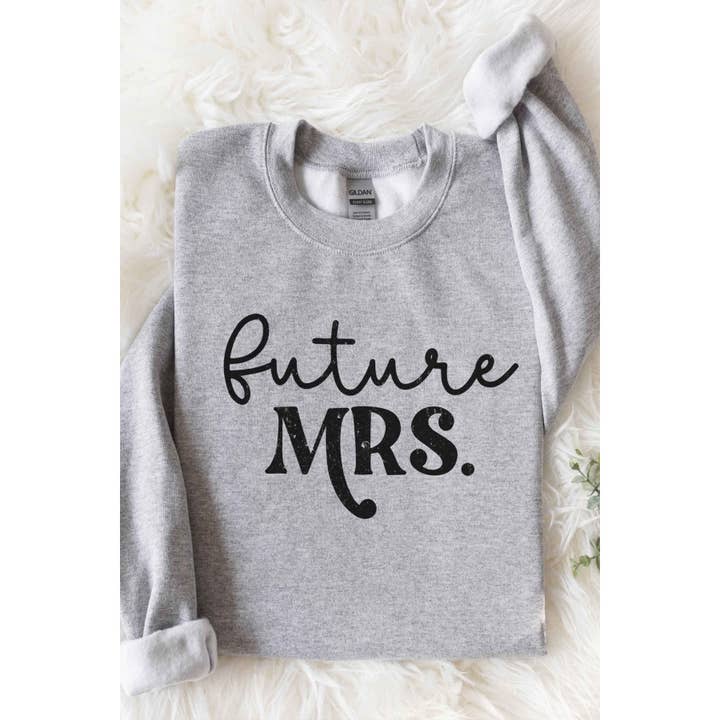 FUTURE MRS grafisk sweatshirt for engroshandel hos A. BLUSH CO