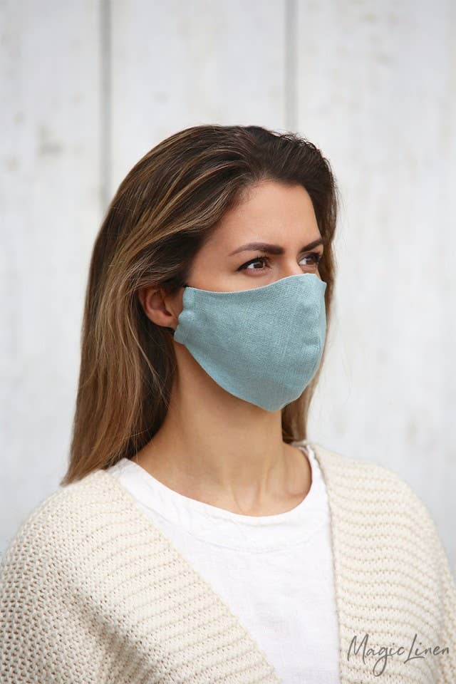 MagicLinen (We handle U.S. import procedures for you) - Wholesale Protective Face Mask/Shield - Linen Face Mask5