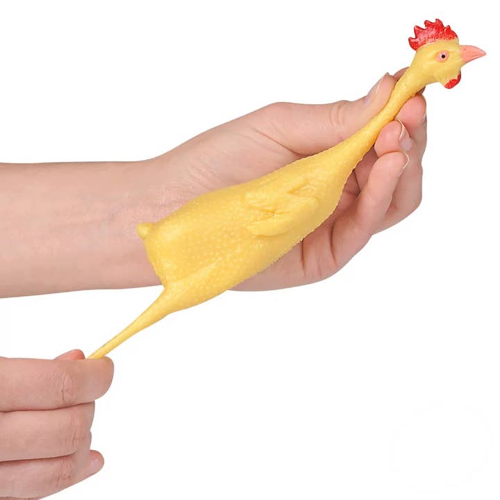 PR GROUPS LLC - Wholesale Fidget Toy - Kids - Rubber Stretch Chicken1
