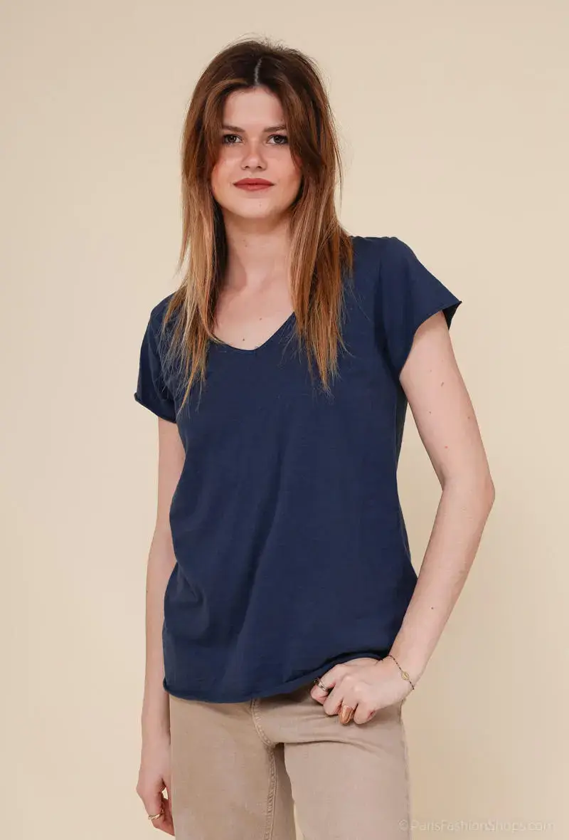 Mimi & Gogo - Wholesale T-Shirt - Women's - Plain basic T-shirt @2993_TsUni18