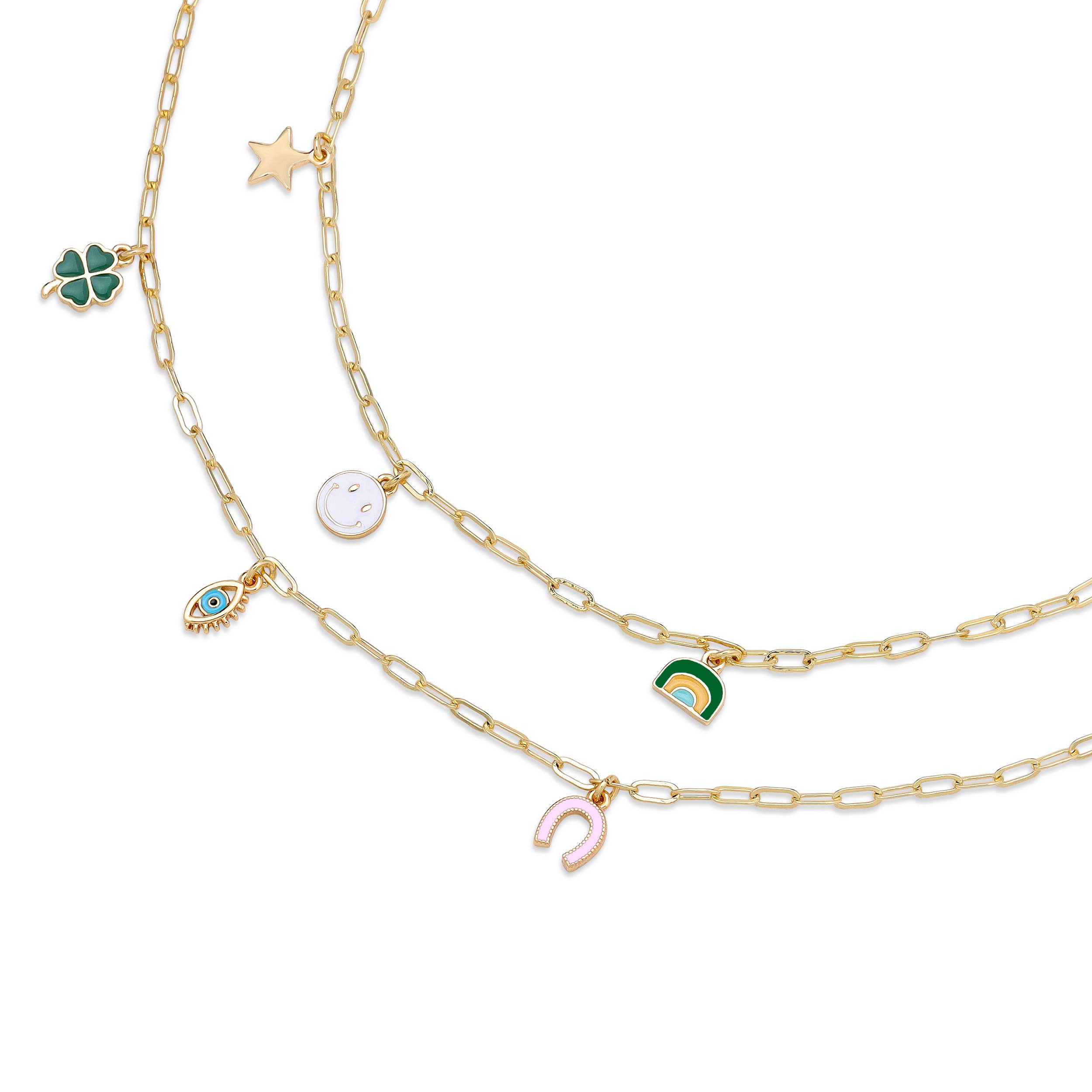 Lucky Feather - Wholesale Pendant/Charm Necklace - Enamel Treasure Necklace - Love4