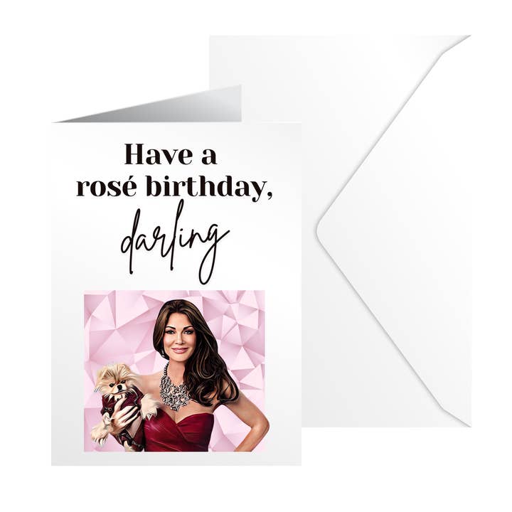 Carte d'anniversaire amusante - Lisa Vanderpump pour la vente par Argent Design Co