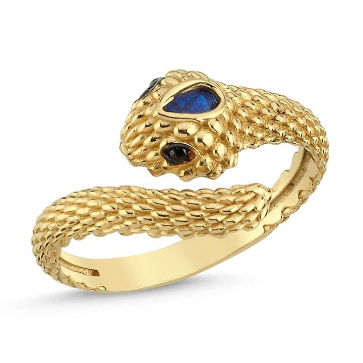 SNAKE COIL RING for wholesale by Sestra Jewelry