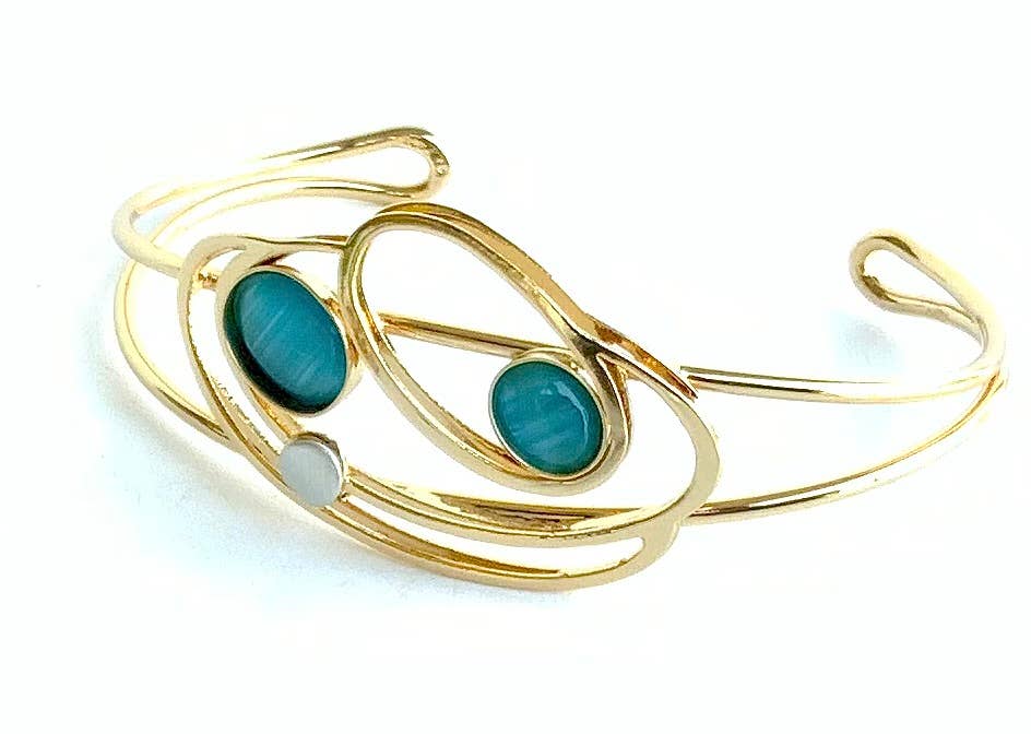 Christophe Poly / Crono Design - Vente Bracelet manchette - BRACELETS (B) - Manchette en fil en tailles 1 et 2, toutes deux ajustables24