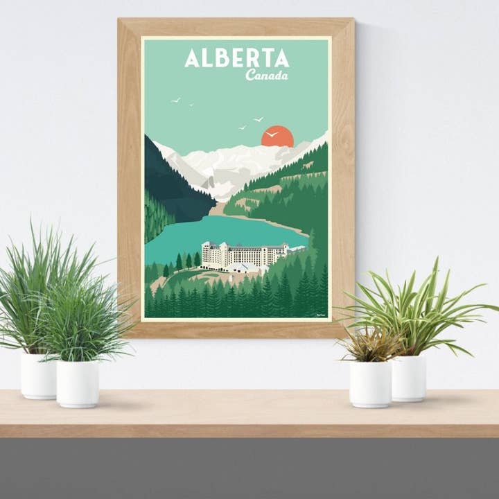 ALBERTA (LAKE LOUISE REEDITION) POSTER for wholesale by TripPoster