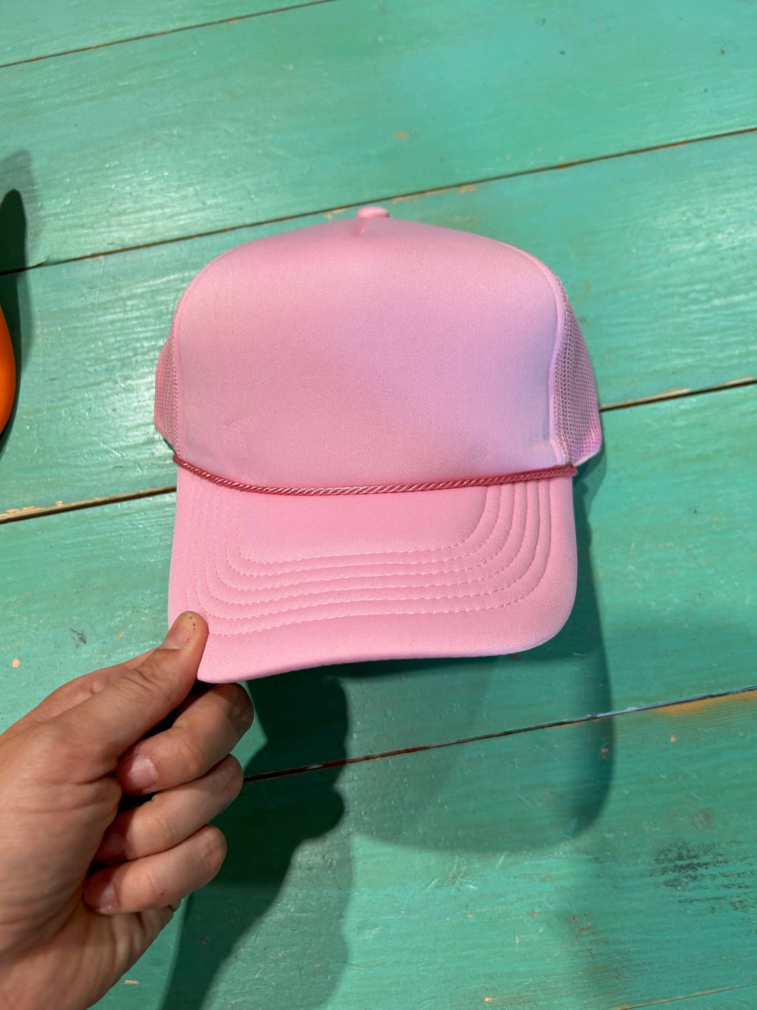 Vibes Hat Company - Wholesale Truckerpet - Dames - Vibes zachtroze truckerhoed van schuimstof | Hat Bar | Blanco petten6