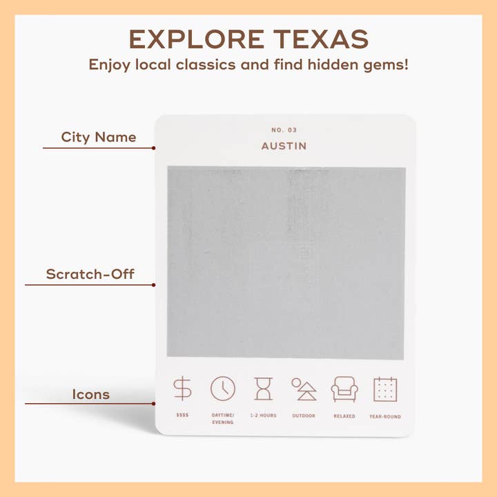 Reach International Outfitters - Wholesale Card Game - Texas Adventure Bucket List3