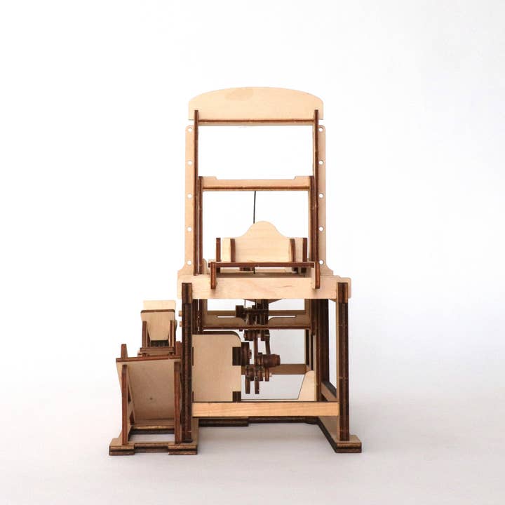 Dahimo - Wholesale DIY Craft Kit - Leonardo Da Vinci Hydraulic Saw -Functional Wooden Model Kit5