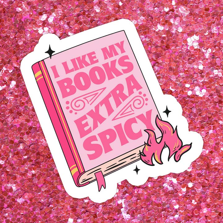 Bookish Smut Romance Waterproof Vinyl Sticker for wholesale by Stickers+ X Ashley Bexar