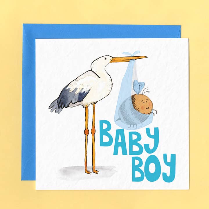 Cicogna bambino per la vendita all'ingrosso da parte di Half Pint Print