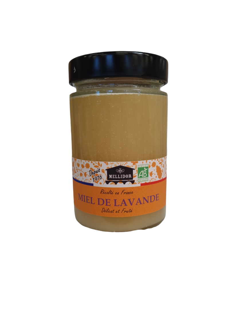 Mellidor – Großhandel Honig – Bio-Lavendelhonig aus Frankreich – 750 g, 400 g, 220 g1