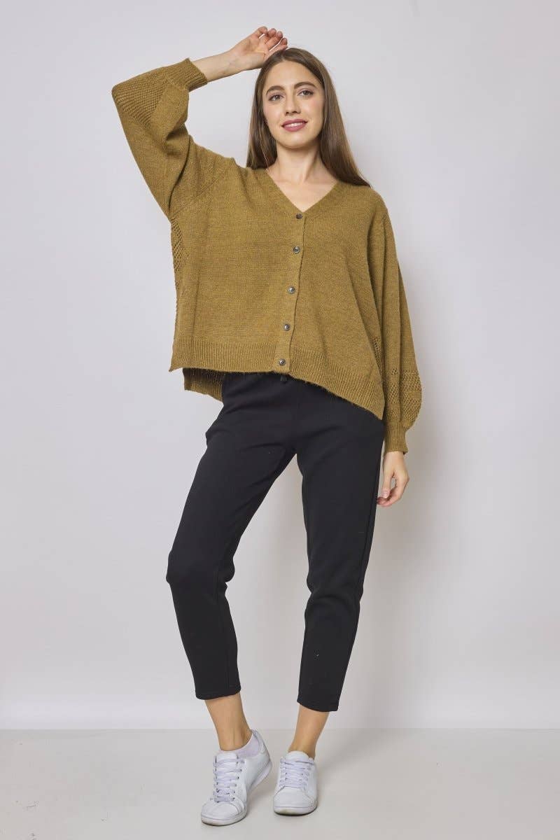 BELLA BLUE - Vendita all'ingrosso Cardigan - Donna - Cardigan in lana e cotone - PU-14