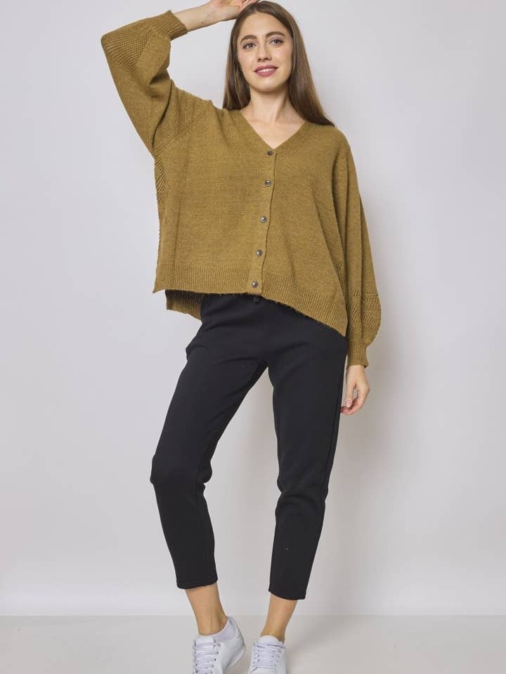 BELLA BLUE - Vendita all'ingrosso Cardigan - Donna - Cardigan in lana e cotone - PU-14