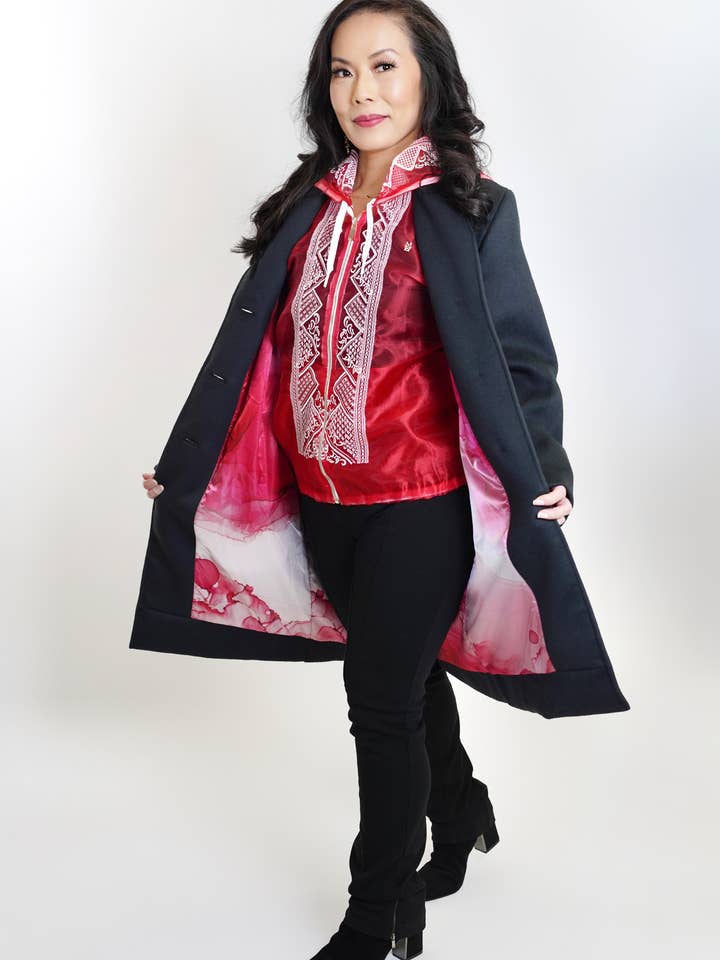 The House of Magsarili - Wholesale Jacket - Unisex - The Tribute: Barong Hoodie26