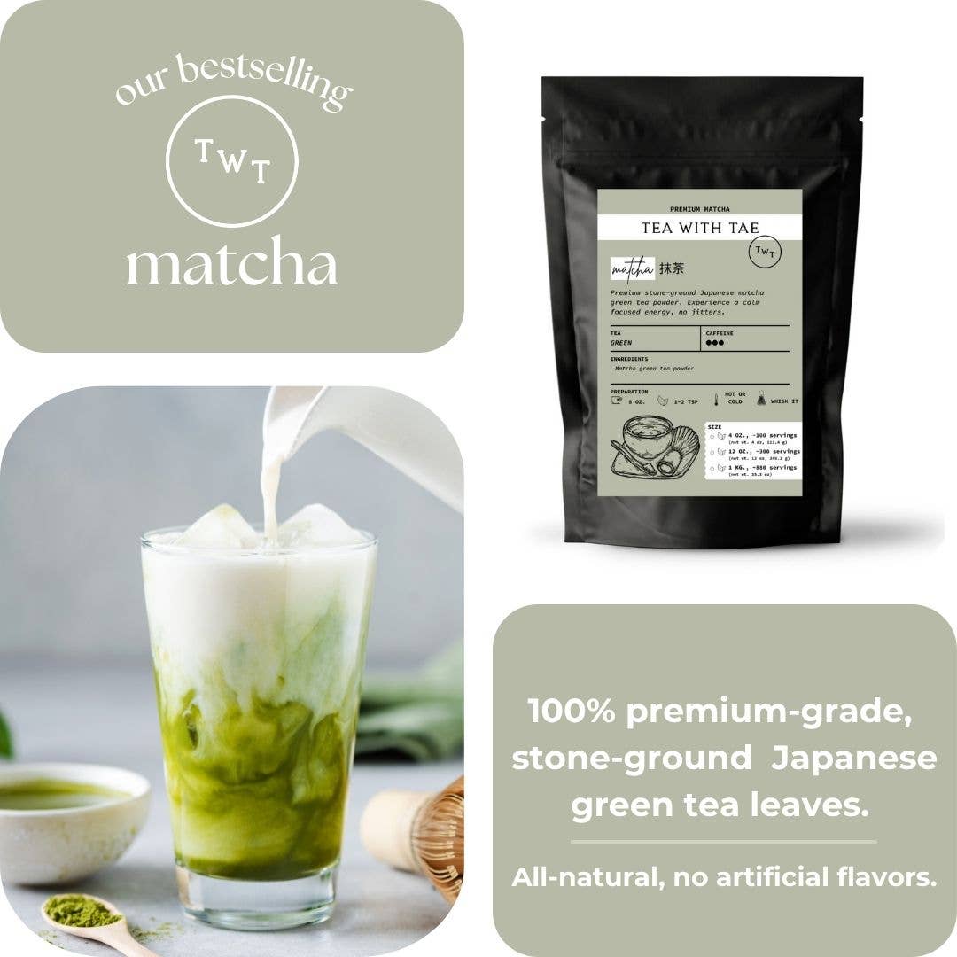 Tea with Tae – Großhandel Gesundheits-/Entgiftungstee – Premium japanischer Matcha (Grünteepulver) für Gastronomie3