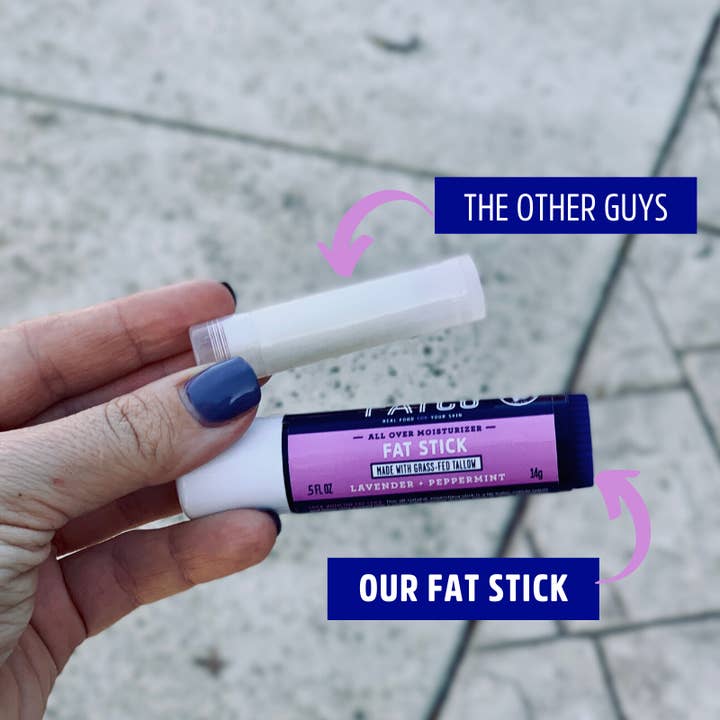 FATCO - Wholesale Lip Balm - Fat Stick Lip Balm, Lavender+Peppermint - 0.5 oz4
