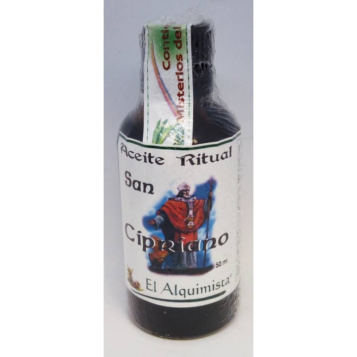 El Alquimista - Venta al por mayor Artículo de meditación - ACEITE SAN CIPRIANO ( CORTA BRUJERIA Y HECHIZOS)