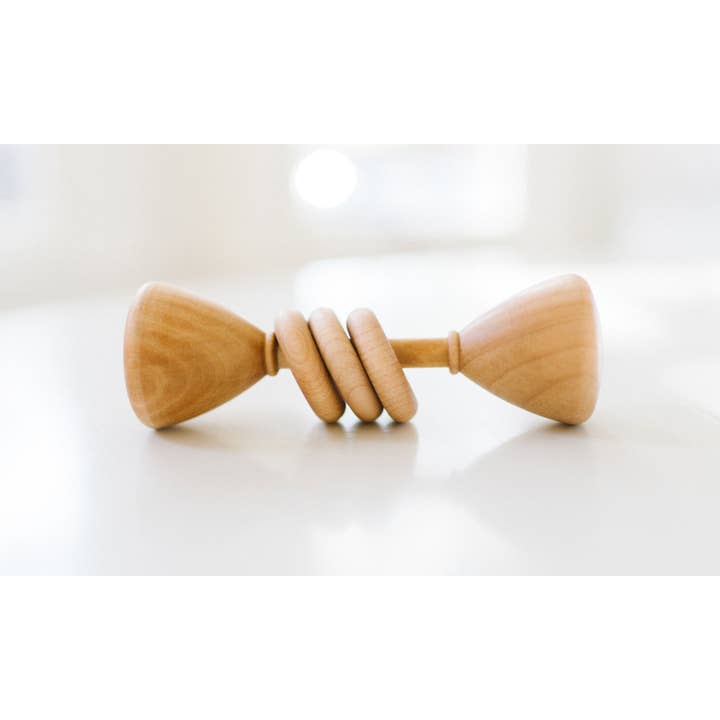 Classic Rattle Wooden Baby Toy for wholesale by Bannor Toys