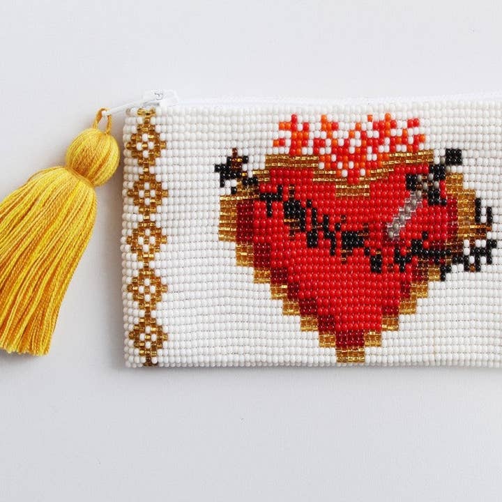 Porta-moedas Corazon Partio Glass Bead por atacado de La Casa Cotzal S.A.